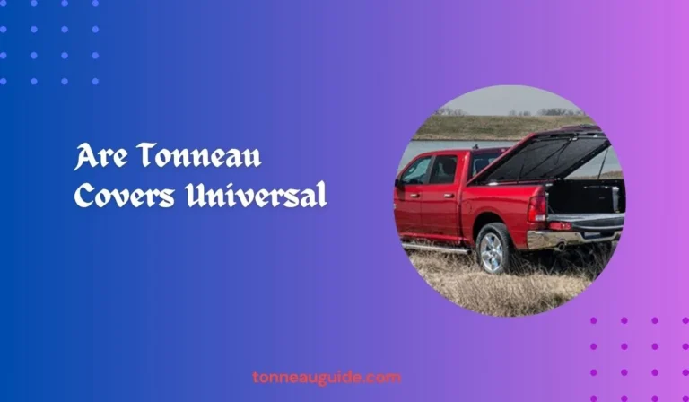 Are Tonneau Covers Universal