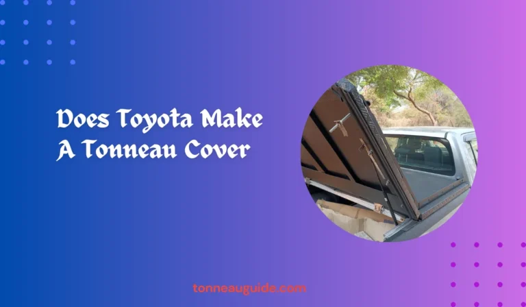 Does Toyota Make A Tonneau Cover
