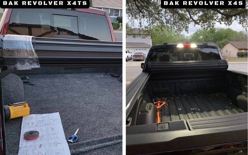 Is the BAK Revolver X4ts or X4s easier to install?
